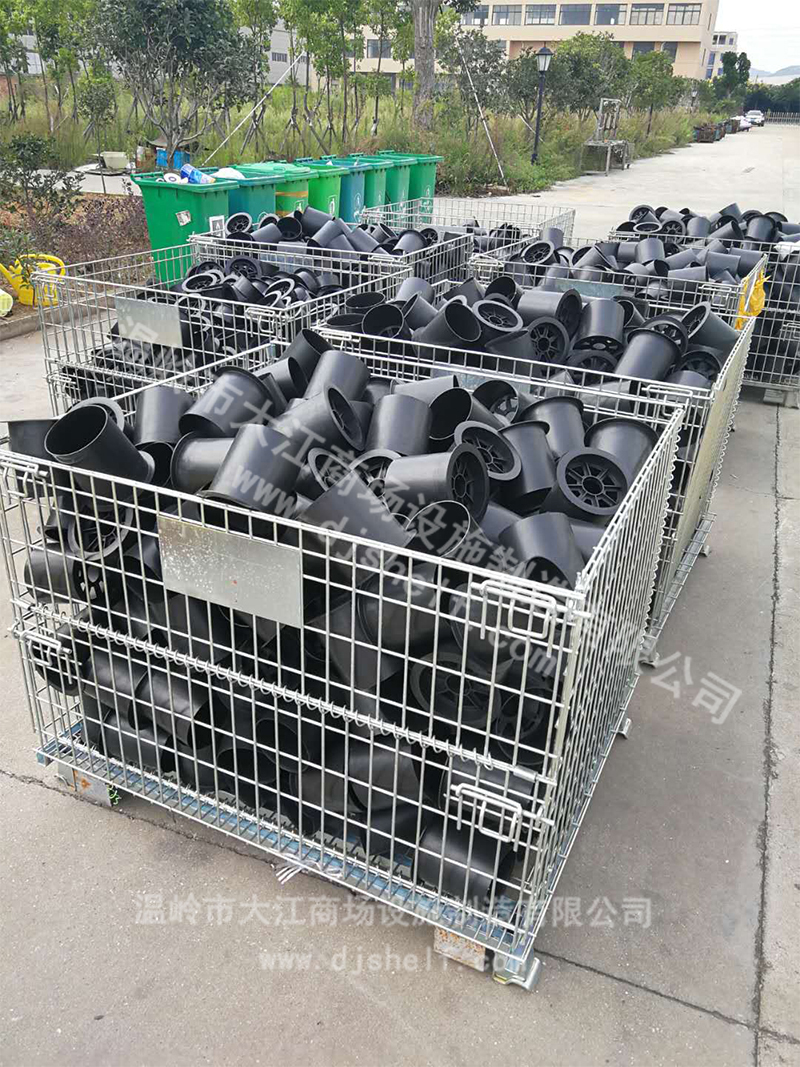 折叠仓储笼应用-大江仓储笼