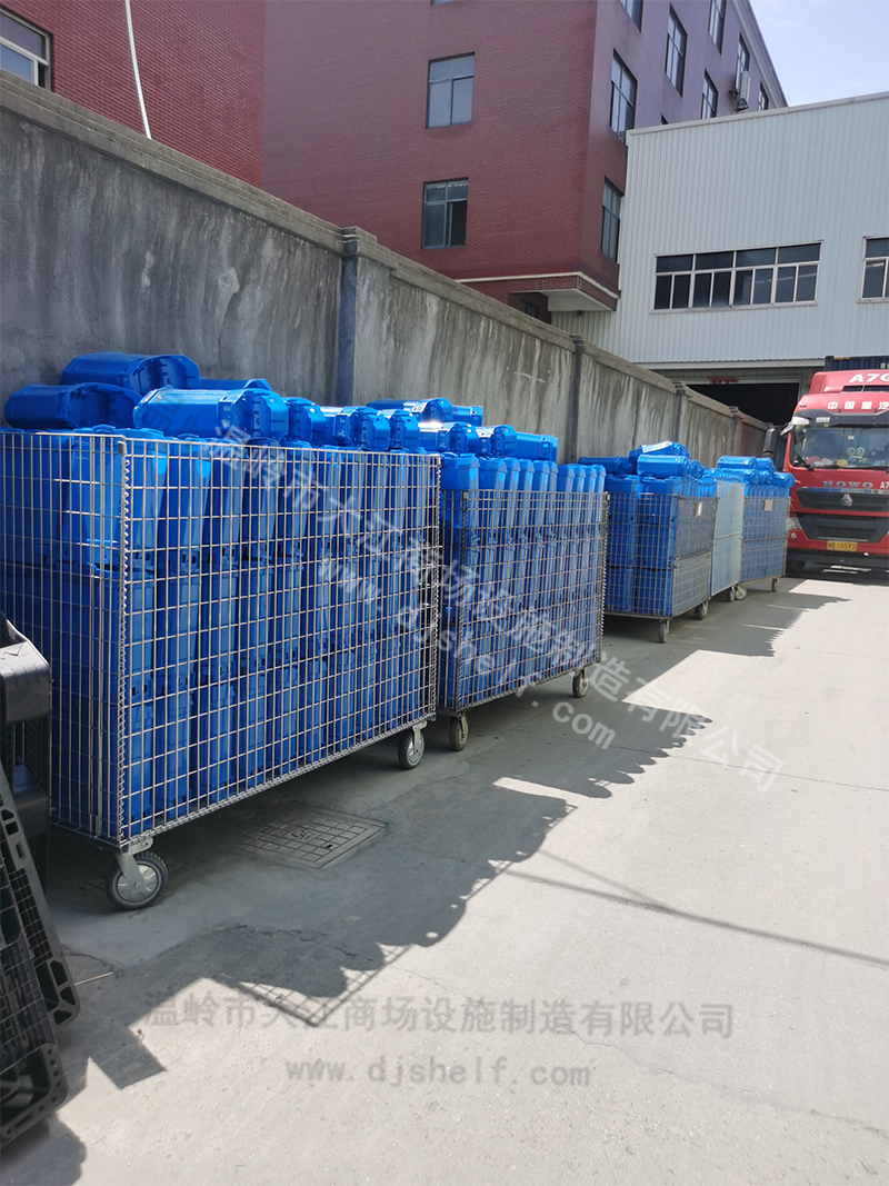 可移动仓储笼应用-大江仓储笼